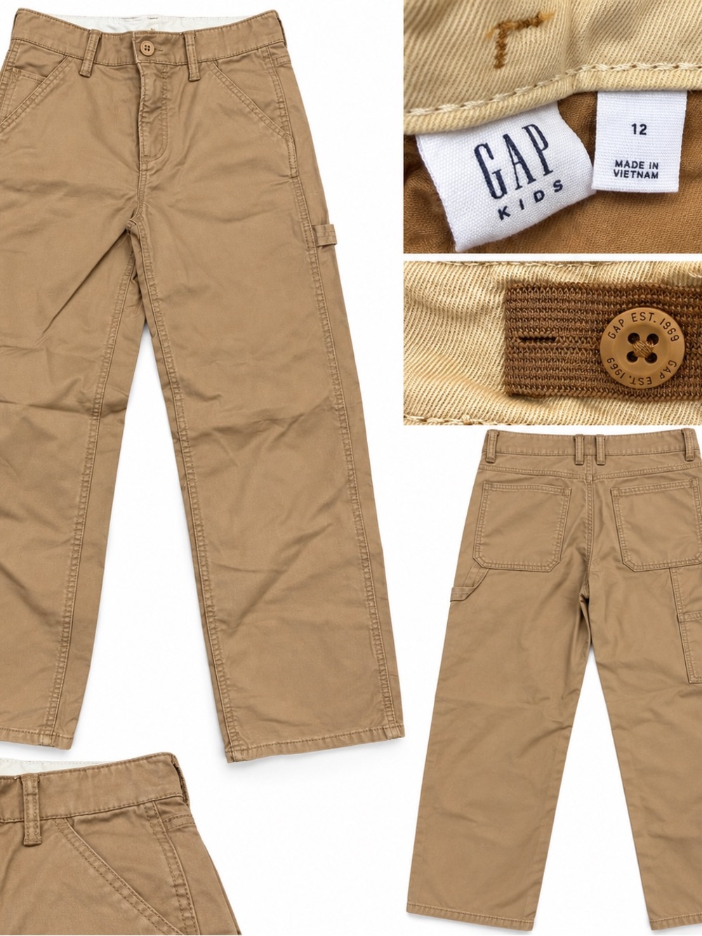 GAP Kids Khaki Carpenter Pants